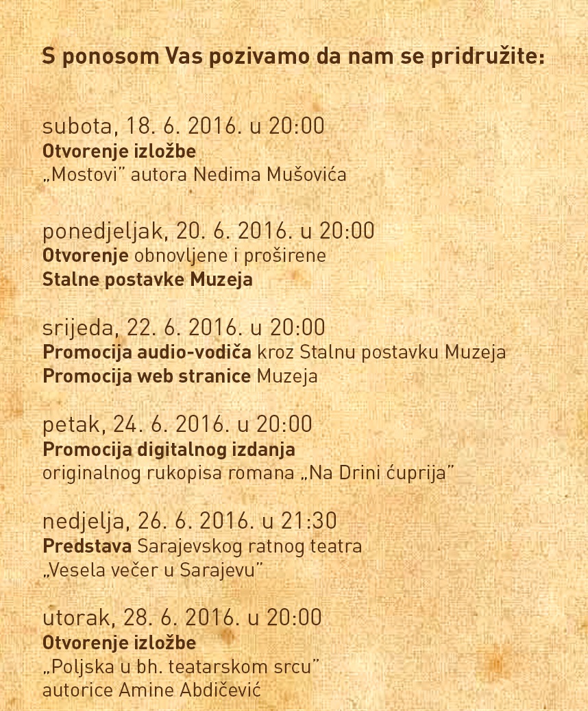 program_muzejknjizevnosti_55godinarada1.jpg - Muzej književnosti i pozorišne umjetnosti slavi 55 godina rada