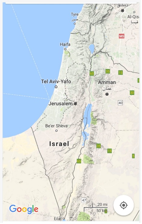 Izrael_Palestina_Google.jpg - Google izbrisao Palestinu sa svog servisa Maps