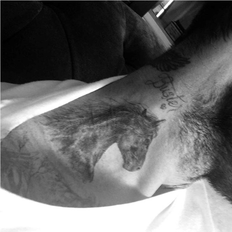 david_beckham_tattoo_Instagram.jpg - David Beckham istetovirao konja, jer Victoria obožava jahanje