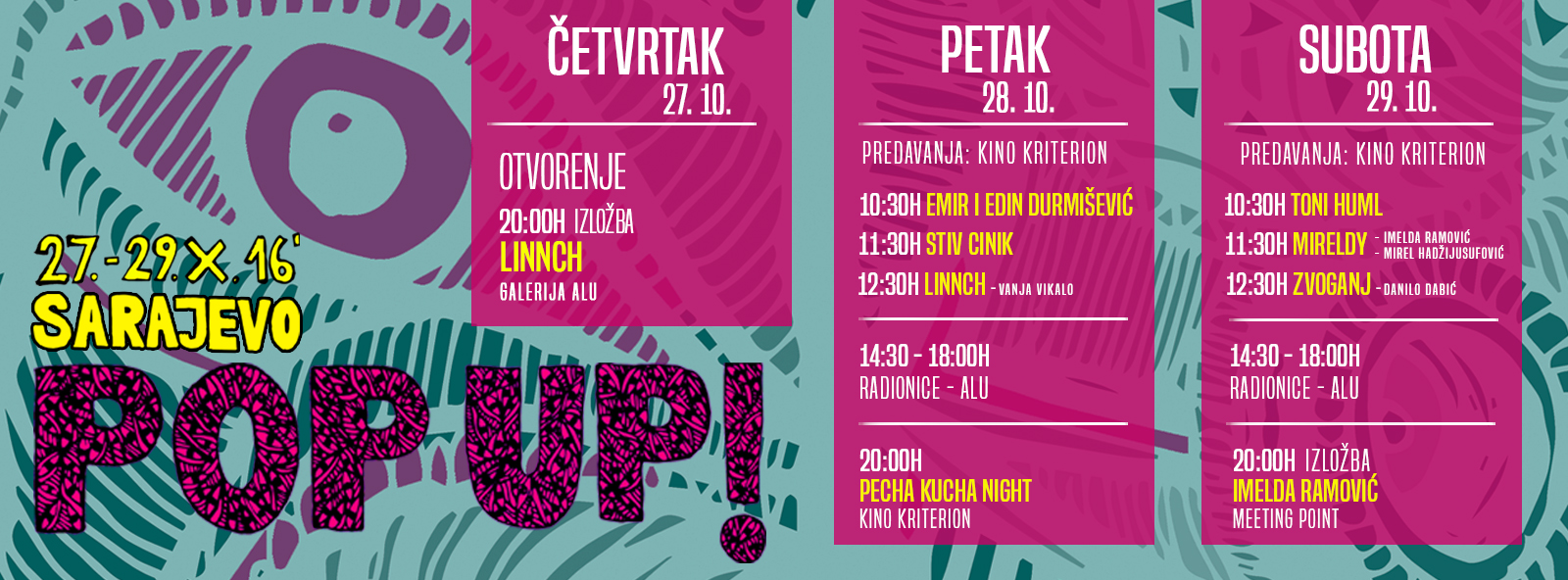 pop_up_program.jpg - Predavanja, izložbe i radionice: Drugi Pop-Up! Sarajevo posvećen animaciji