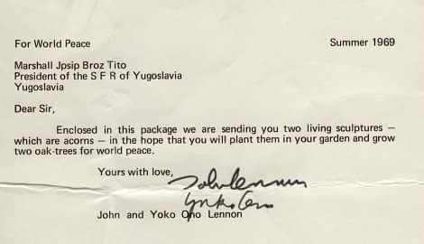john_lennon_tito_yoko_ono_pismo_fb.jpg - Šta je legendarni John Lennon davne 1969. pisao Titu?
