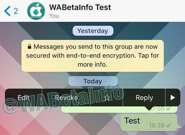 whatsappbeta.jpg - WhatsApp će omogućiti brisanje poslanih poruka, videa i fotografija