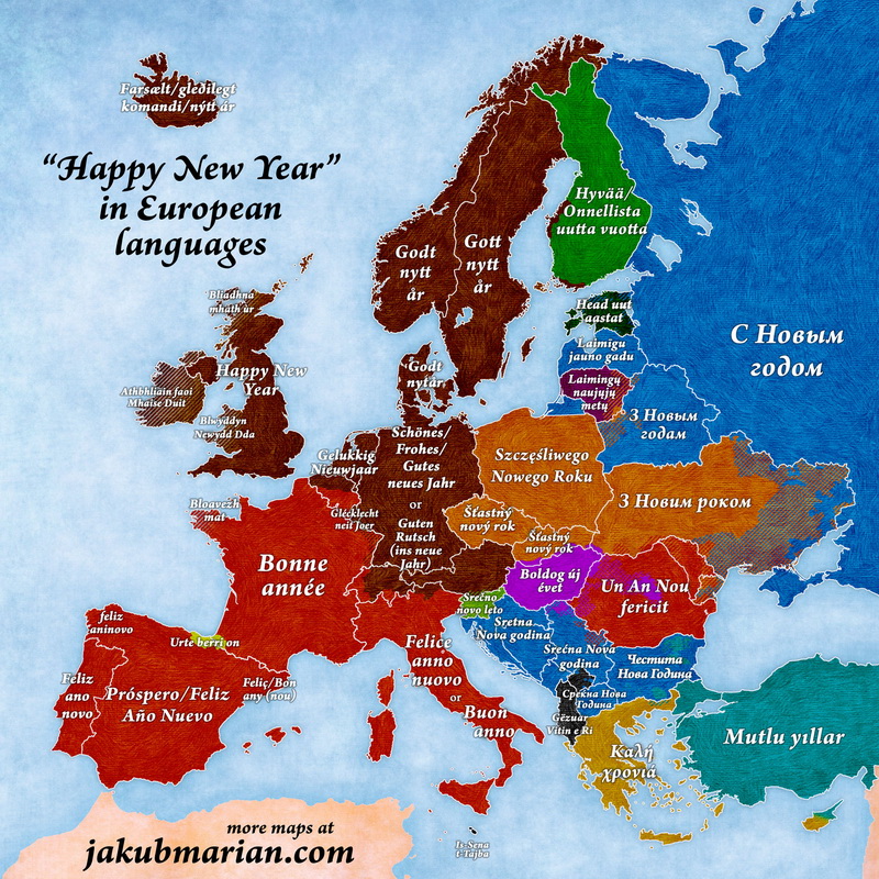 Jakubmarian.com - Pogledajte kako u kojoj zemlji Europe čestitamo Novu godinu