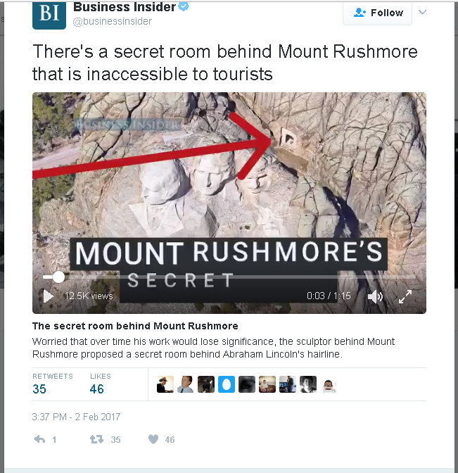 PrtScr - Mount Rushmore skriva tajnu sobu u koju niko ne smije