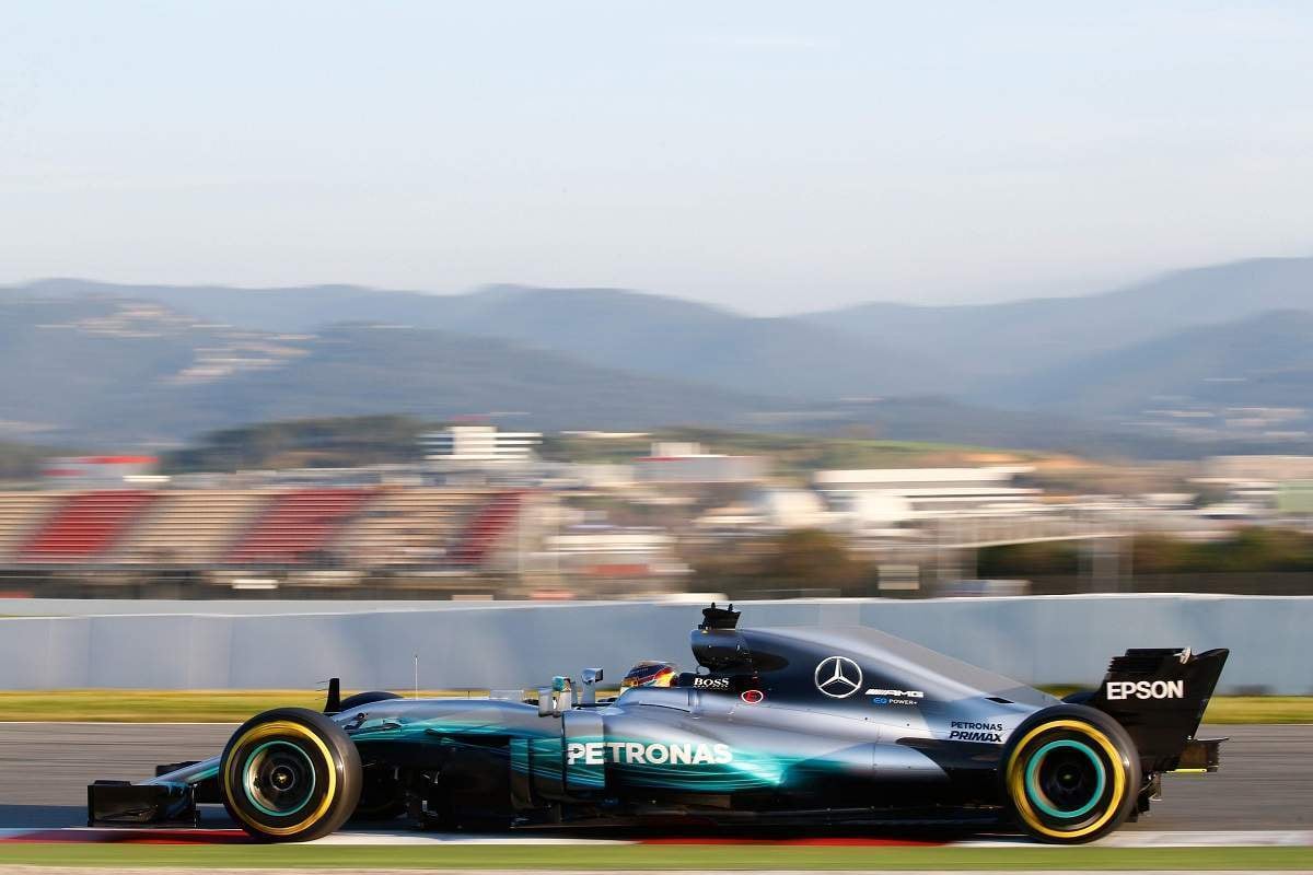 Mercedes F1 W08 (Foto: Daimler) - Mercedes je najbrži, a koji je najljepši: Svi bolidi na testovima u Barceloni