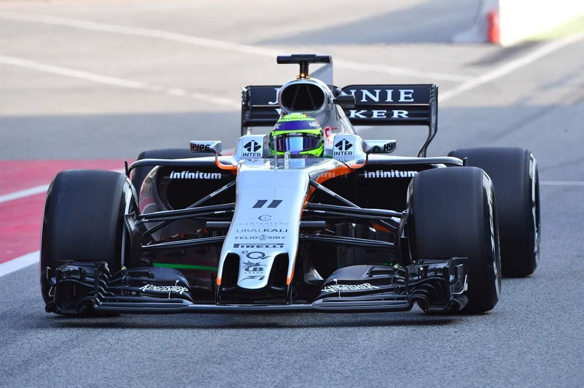 Force India VJM10 (Twitter) - Mercedes je najbrži, a koji je najljepši: Svi bolidi na testovima u Barceloni