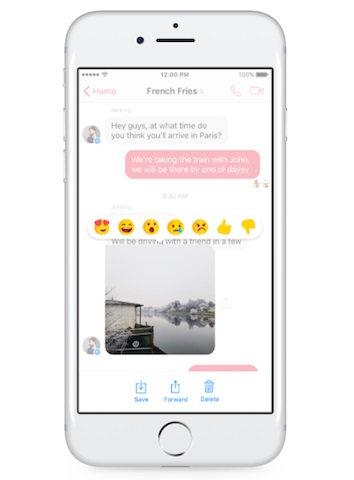 messenger-reactions_ubergizmo.jpg - Facebook Messenger dobio novu nadogradnju: Šta mislite o ovome?