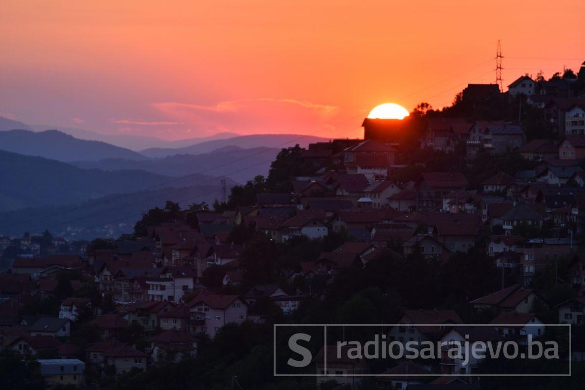 Fotogalerija Magičan zalazak sunca iznad Sarajeva Uživajte Radio