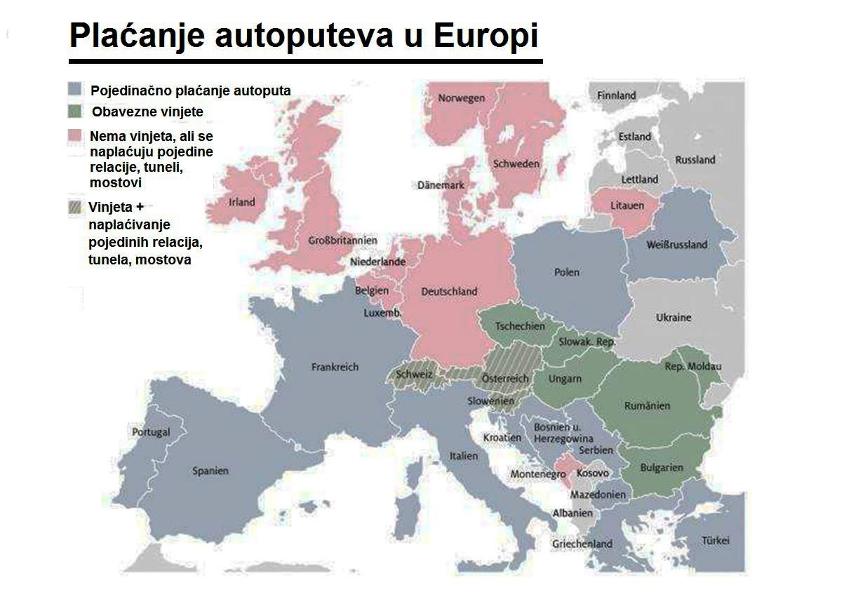 Infografika: ADAC - Sve o europskim autoputevima: Ograničenja brzine, način plaćanja, kazne