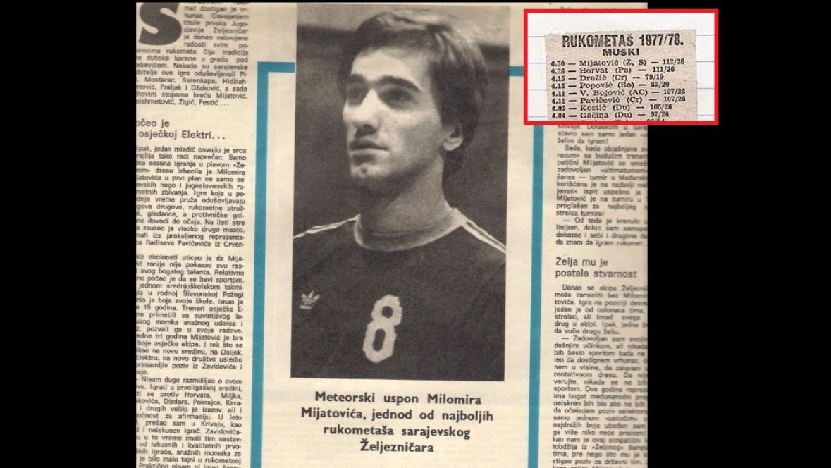 Milomir Muci Mijatović, najbolji igrač Prvenstva Jugoslavije 1977-1978 - undefined