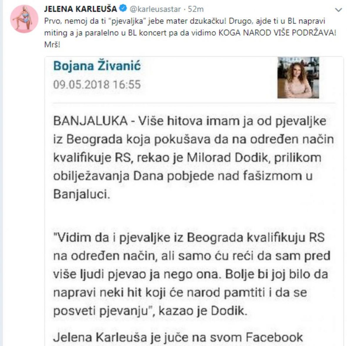 Karleušin odgovor Dodiku - undefined
