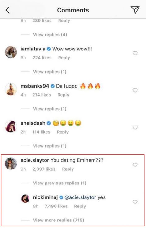  Nickinin odgovor na Instagramu  - undefined