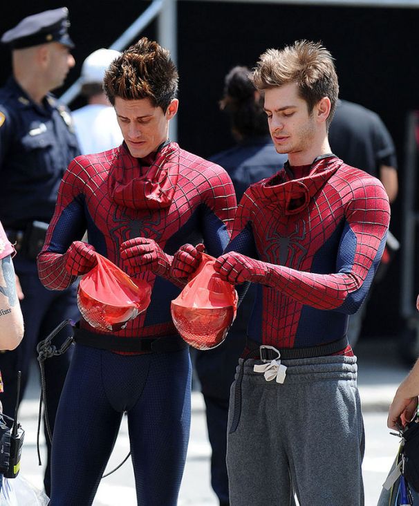 Andrew Garfield (Spider-Man) i dvojnik William Spencer - undefined