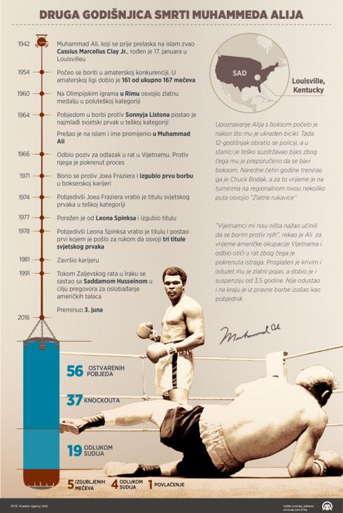 Infografika o Muhammedu Aliju - undefined