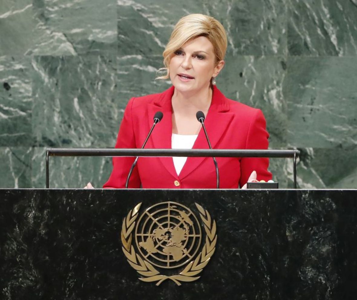 Kolinda Grabar Kitarovic u Generalnoj skupštini UN - undefined