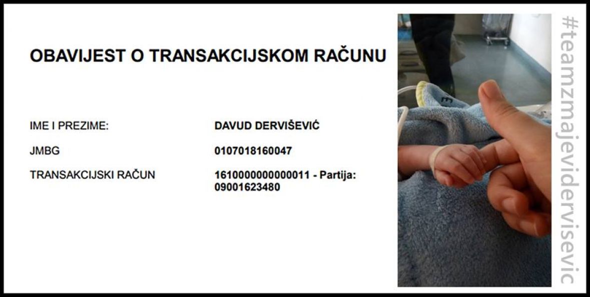 Molimo sve humane ljude da pomognu porodici Dervišević u prikupljanju finansijskih sredstava za liječenje njihova dva lava - undefined