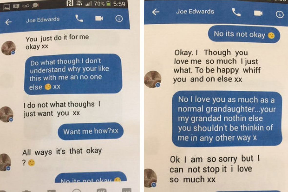 Poruke koje je  Joseph Edwards slao unuci - undefined