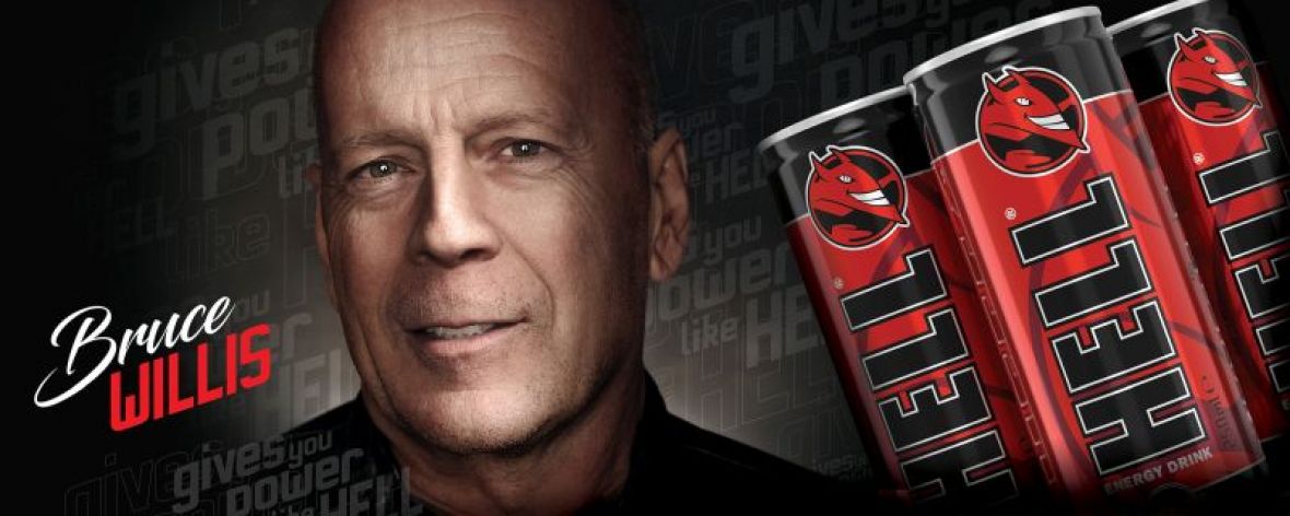 Bruce Willis i kampanji HELL energetskih pića - undefined