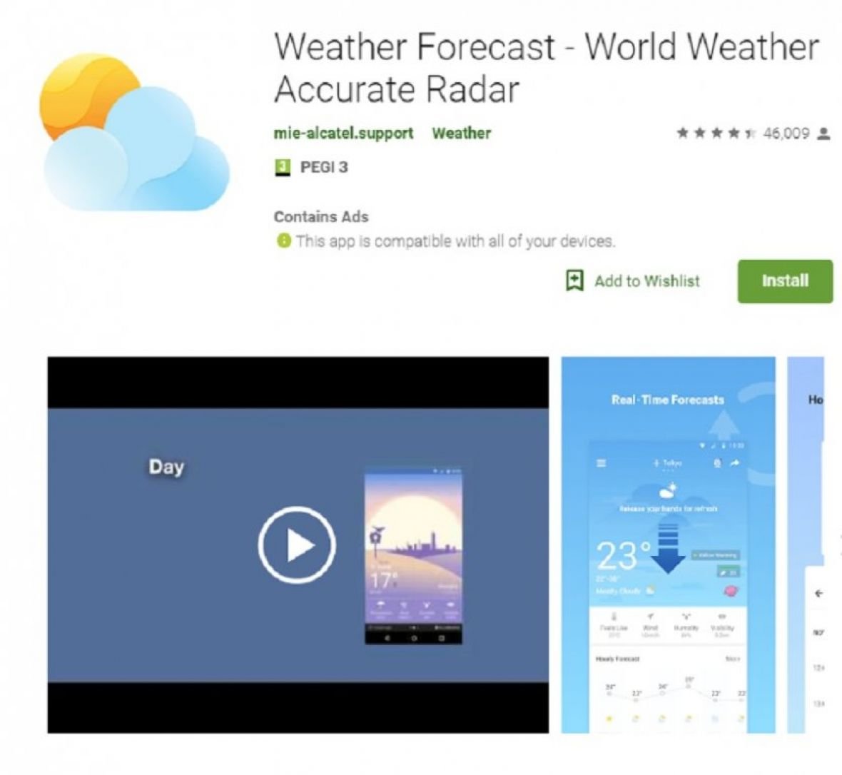 Aplikacija Weather Forecast - World Weather Accurate Radar - undefined