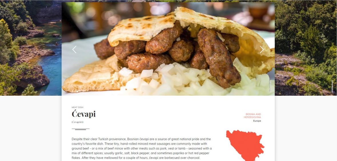 Bosanski ćevapi drugo najpopularnije jelo u svijetu - undefined
