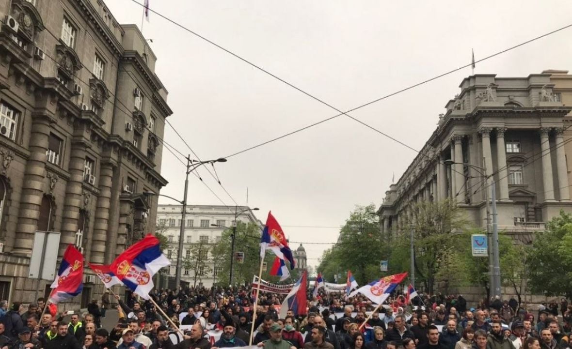 Održani još jedni protesti opozicije u Beogradu - undefined