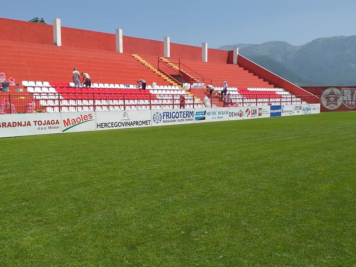 Pripreme za Premijer ligu: Stadion Veleža u novom ruhu  - undefined