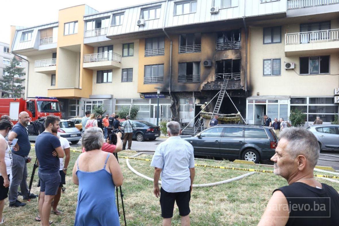 Ekplozija i požar u sarajevskom naselju Čengić Vila - undefined