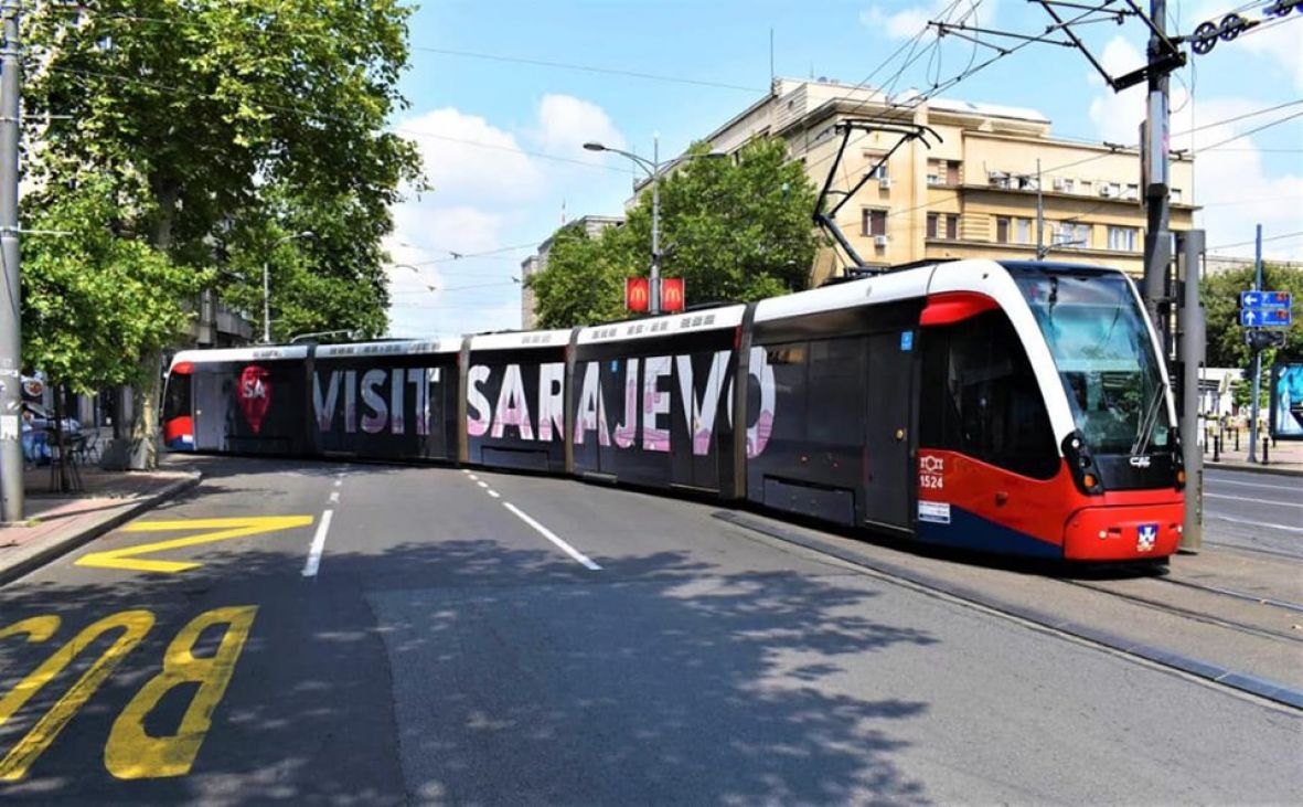 Visit Sarajevo na beogradskom tramvaju - undefined