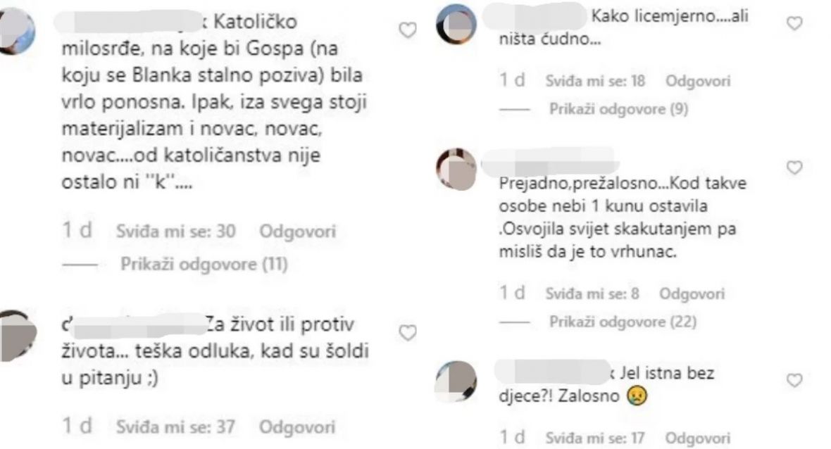 Neke od poruka upućene hrvatskoj atletičarki Blanki Vlašić - undefined