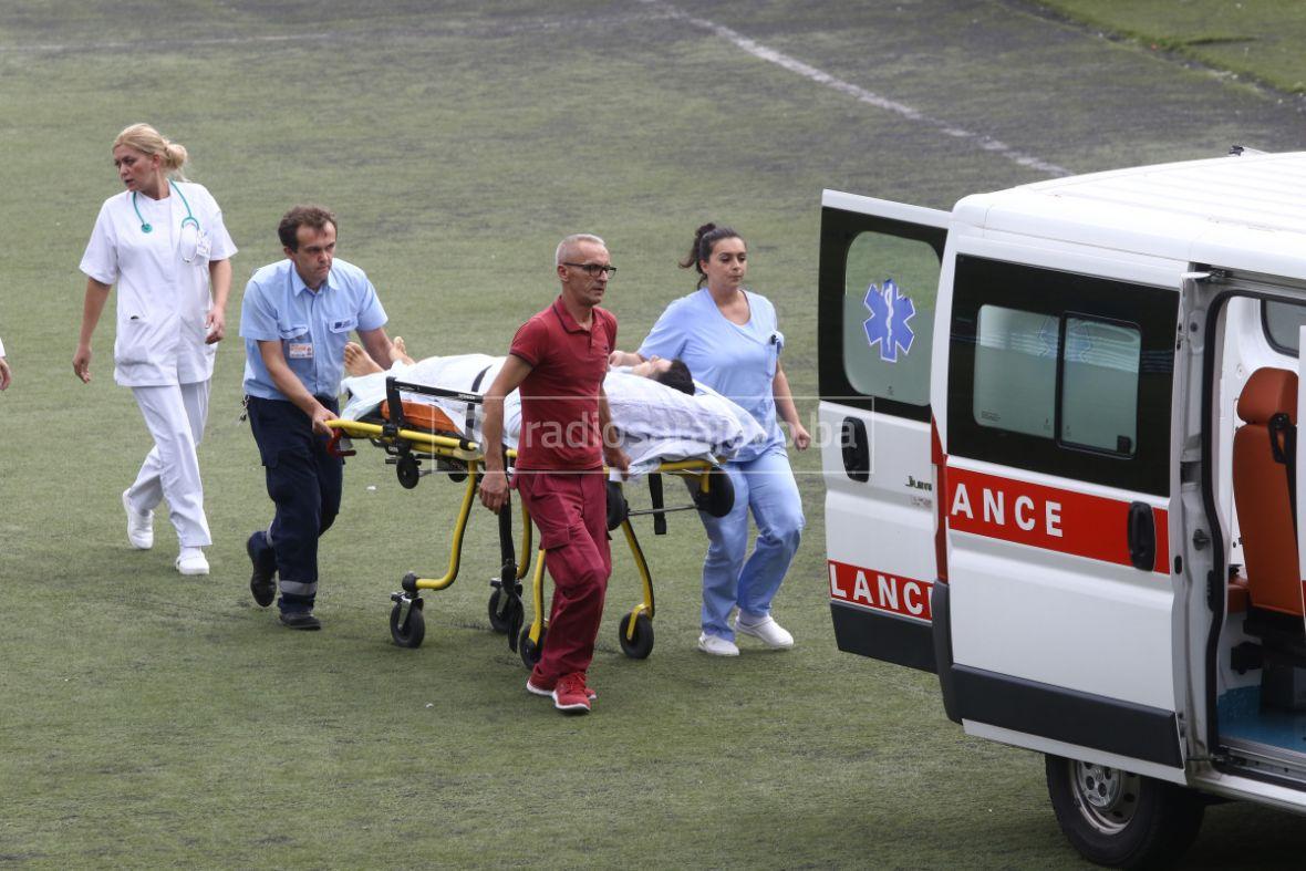 Povrijeđeni Emir Spahić iz bolnice u Trebinju helikopterom OSBiH stigao u Sarajevo - undefined