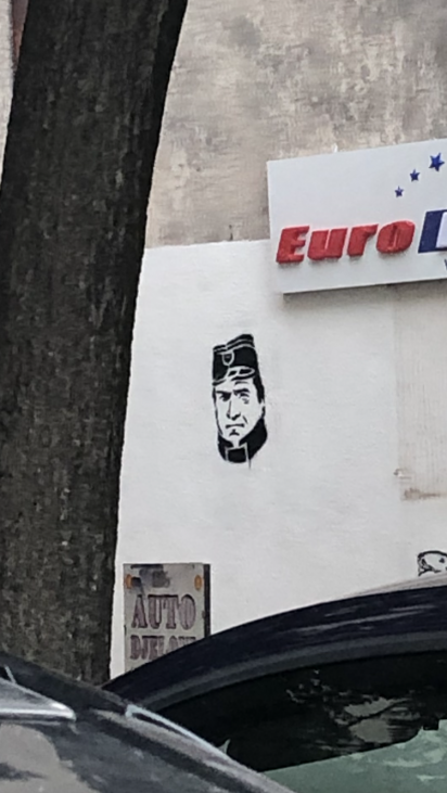 Grafiti sa likom Ratka Mladića - undefined