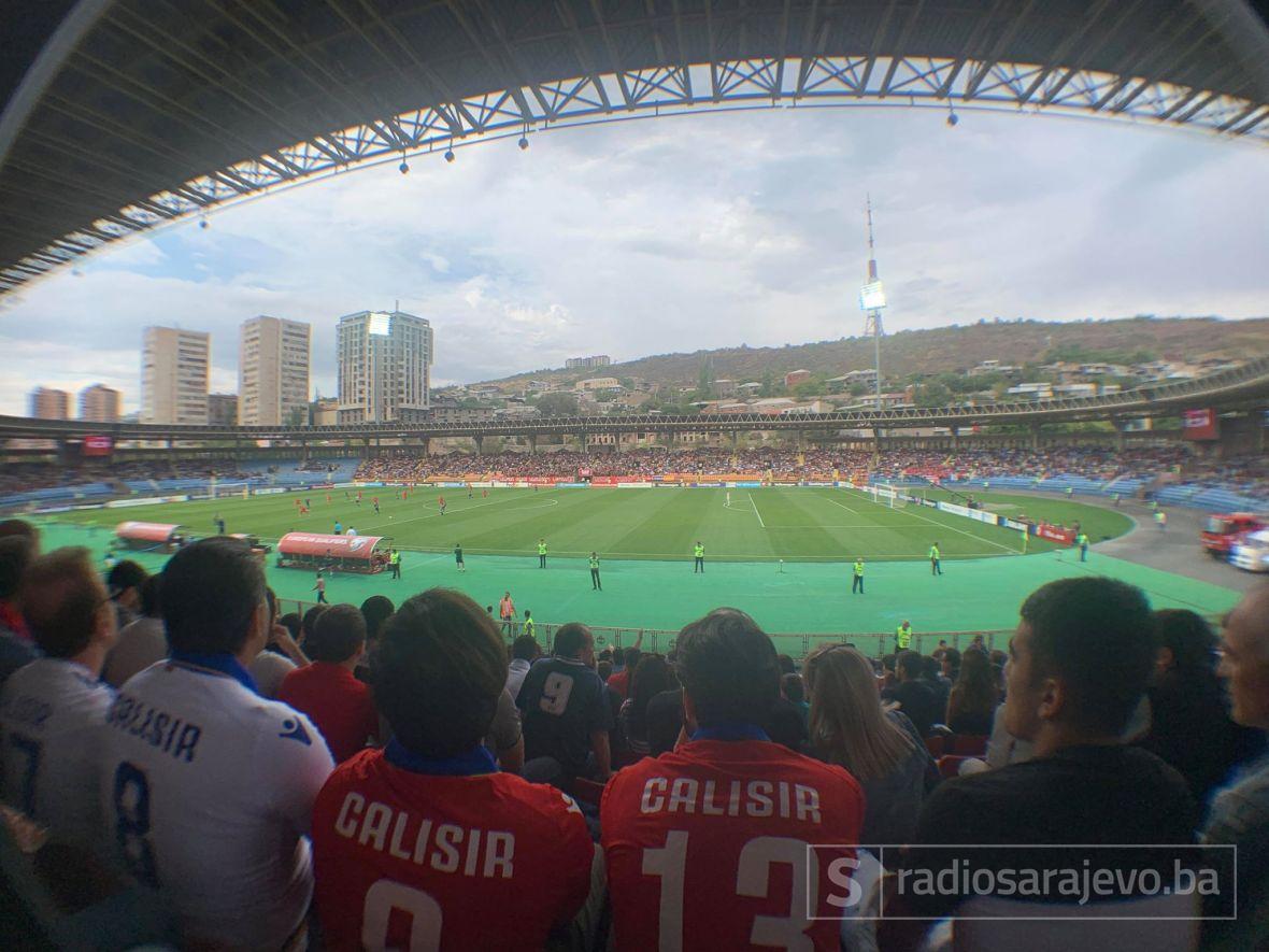 Sa stadiona u Jerevanu, gdje igraju Armenija i BiH - undefined
