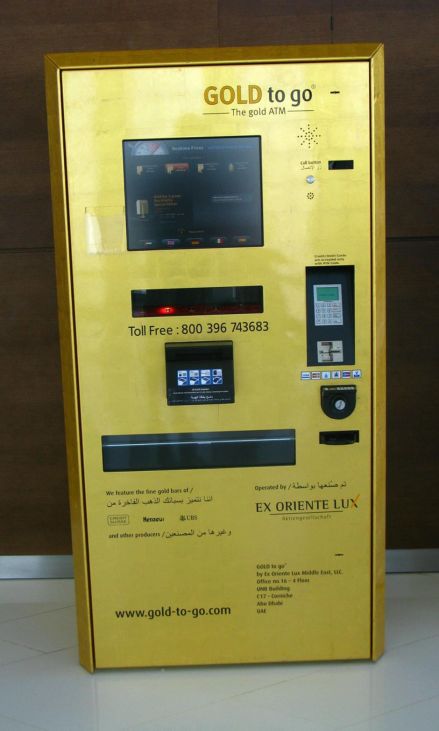 Bankomat koji izbacuje zlatne poluge umjesto novca - undefined