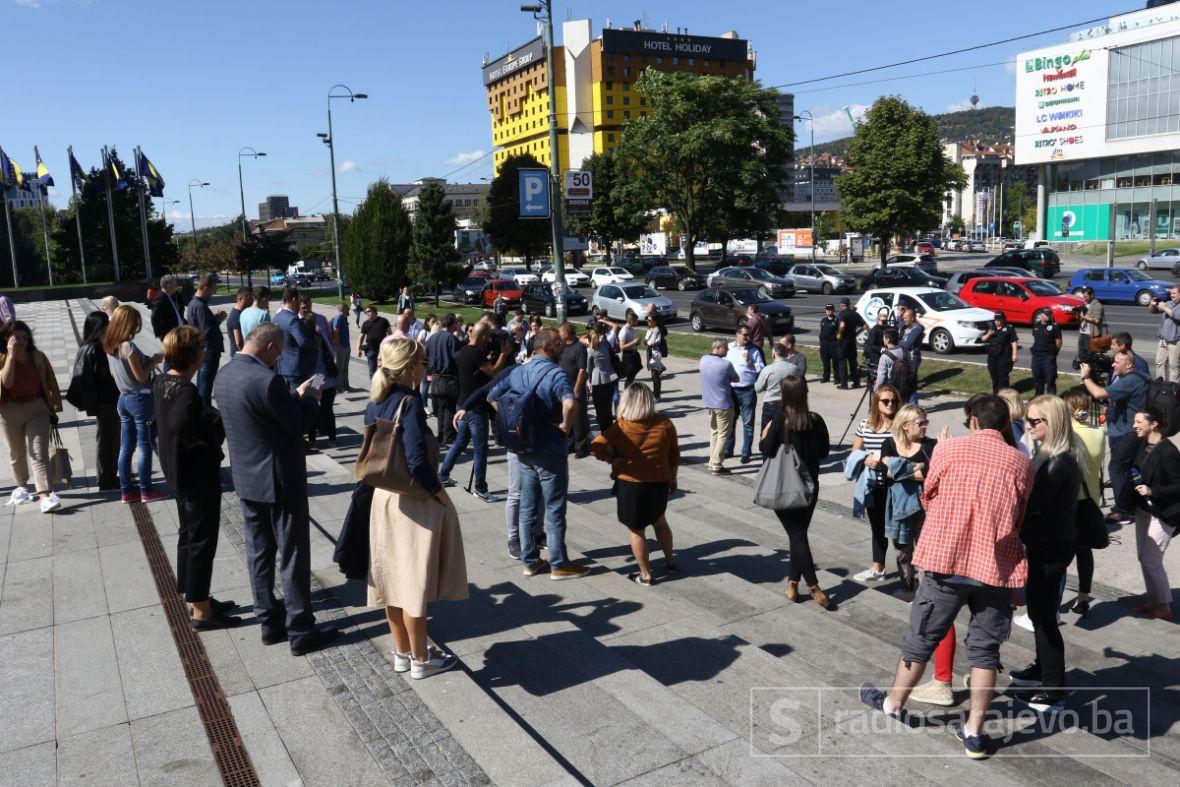 Protesti novinara u Sarajevu - undefined