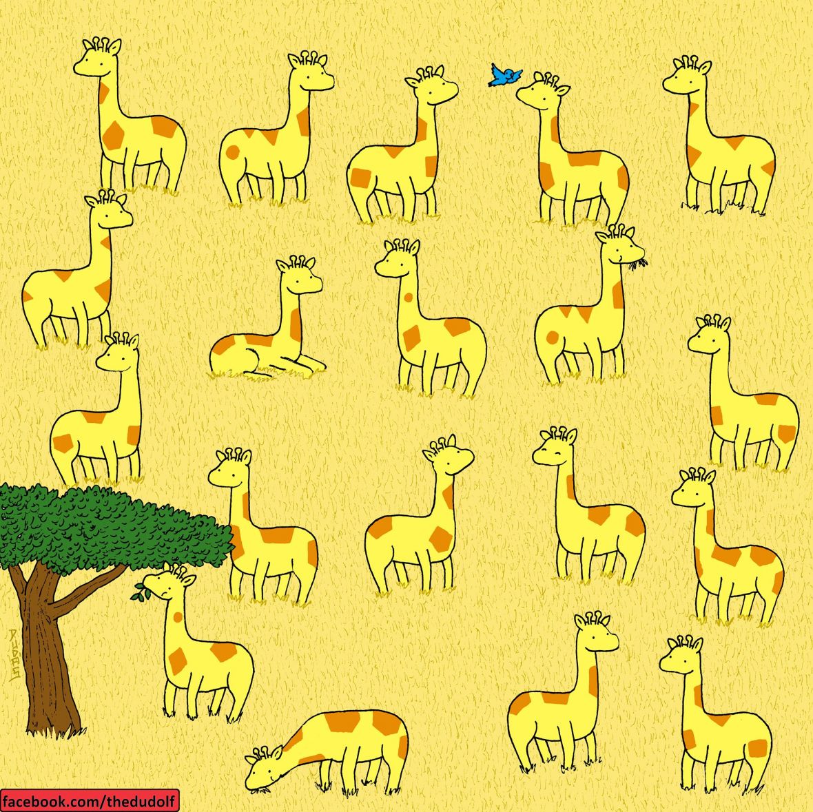 Koja žirafa nema svoju dvojnicu? - undefined