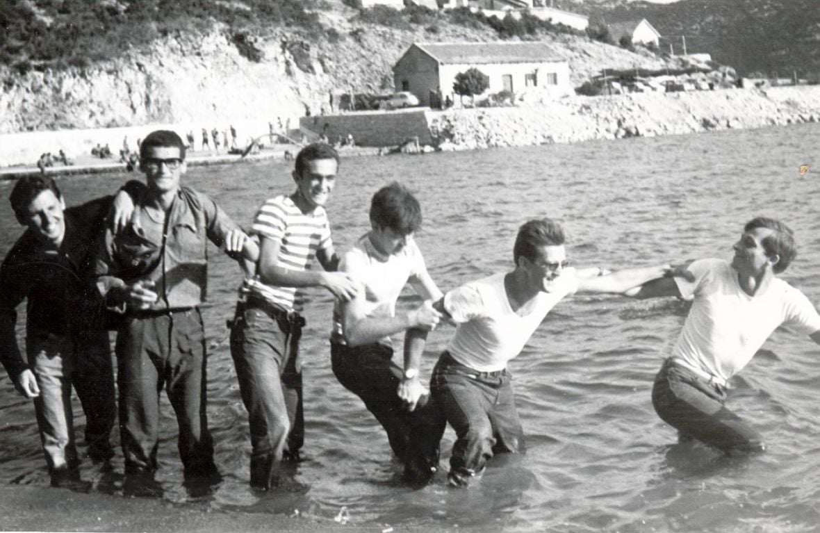 Indexi - Slobodan Bobo Misaljević, Alija Hafizović, Ismet Nuno Arnautalić, Đorđe Uzelac, Đorđe Kisić i Šefko Akšamija, Neum, 1963 - undefined