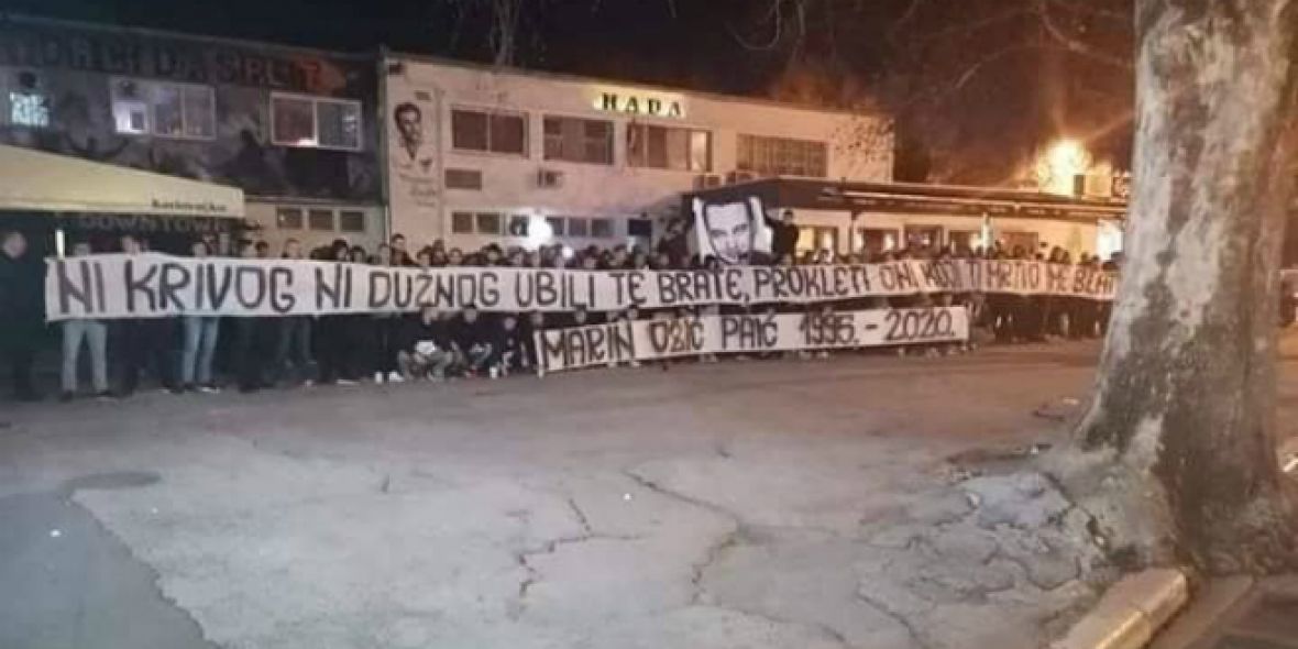 Navijači Hajduka odali počast ubijenom Marinu - undefined