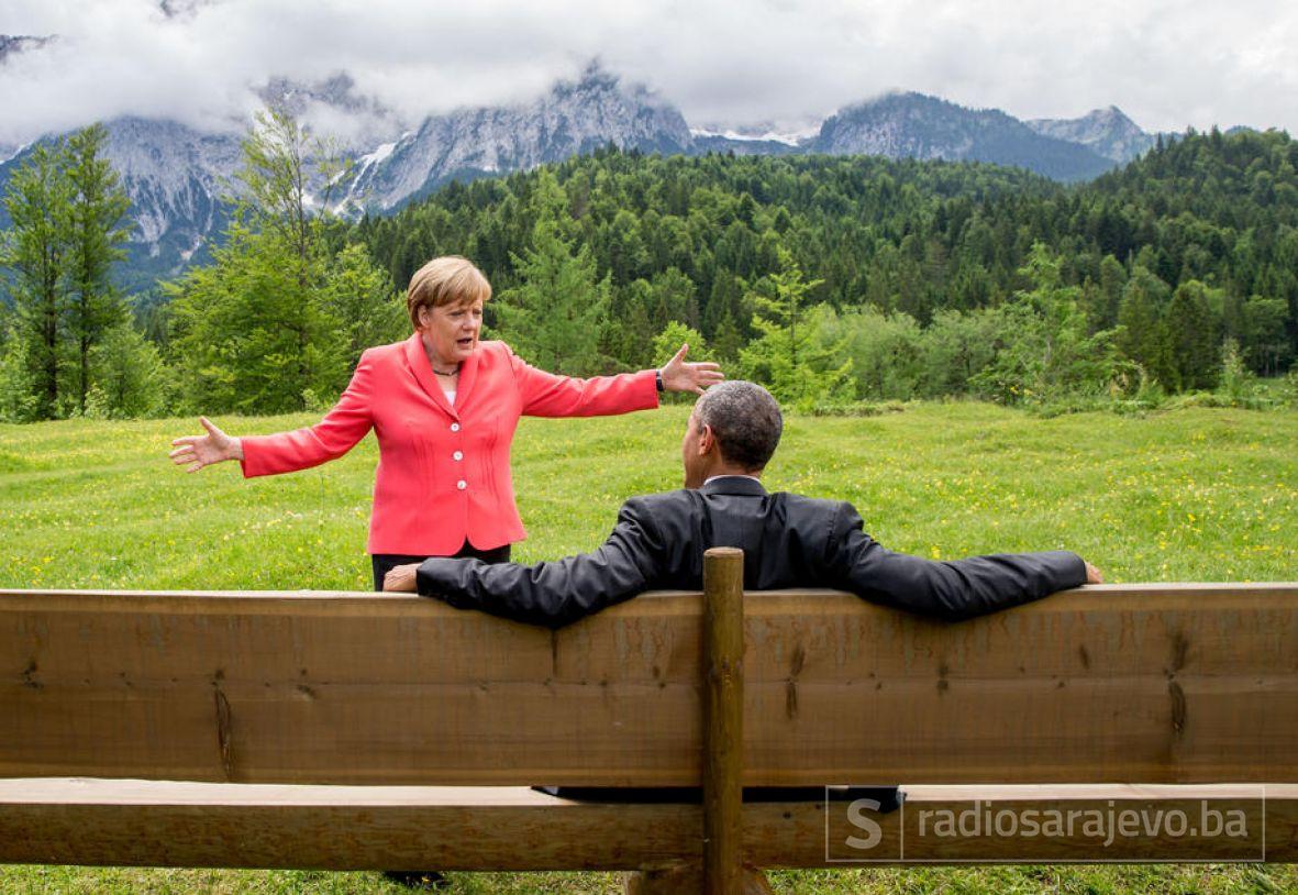 Angela Merkel i Barack Obama - undefined