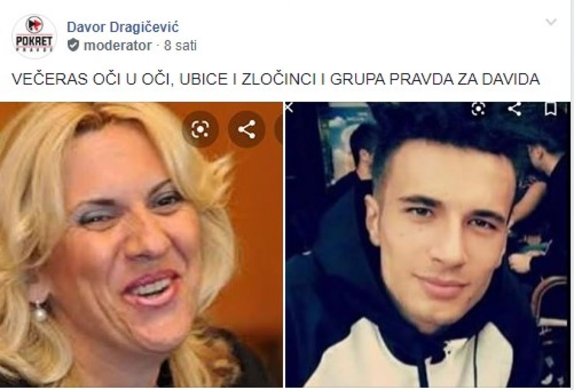 Objava Davora Dragičevića - undefined