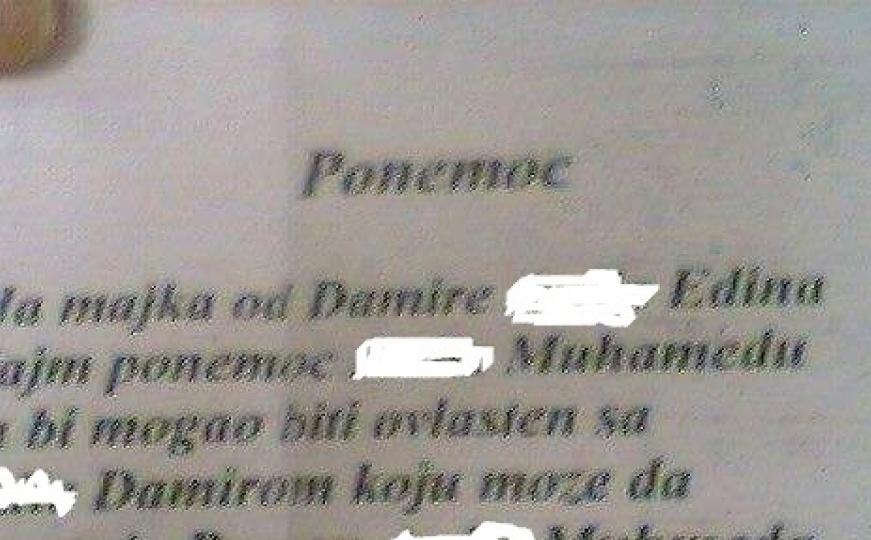 Ponemoć da prisustvuje pasošu