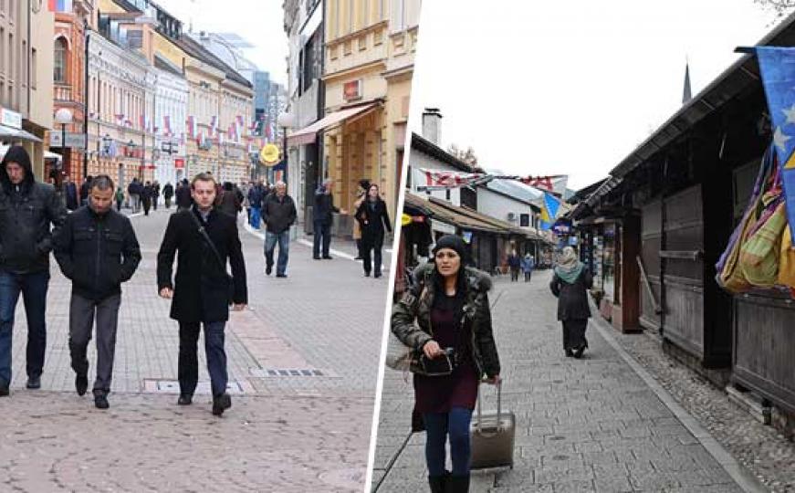 Bh. realnost: U Sarajevu praznična atmosfera, u Banjoj Luci radni dan (FOTO)