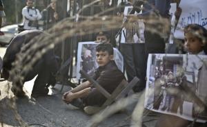  Gaza: Palestinski mališani protestirali zbog izraelskih hapšenja i torture (FOTO)