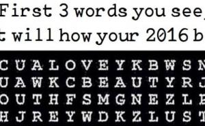Zabavite se: Pronađite tri riječi i otkrijte kakva će vam biti 2016. godina