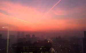 Foto dana: Zalazak sunca u užurbanom Sarajevu