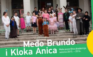 Mala pozorišna akademija: Ne propustite 'Medu Brundu i Kloku Anicu' u Narodnom pozorištu 