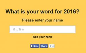 Koja će vam riječ obilježiti 2016. godinu?