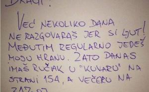 Ne razgovaraš, ali jedeš