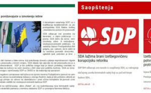 Rat saopćenjima SDA i SDP-a: Politička 'igra prijestolja' u BiH