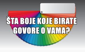 Šta boja koju volite govori o vama?