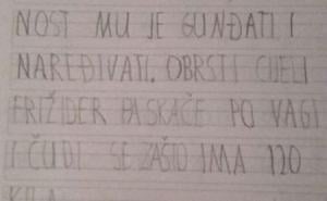 Zbog ovog pismenog rada, jedan prvačić je zasluženo dobio peticu